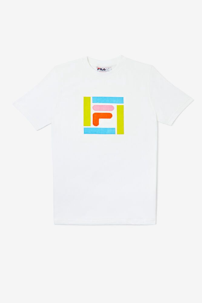 Fila T-Shirt Monique Womens White - India KSJ-823574